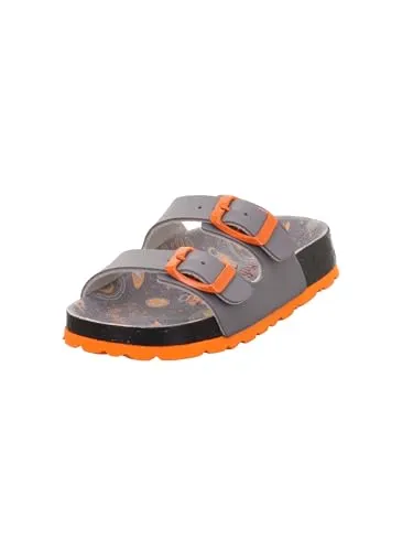 Superfit 2130 chaussons garcon gris cuir synthetique