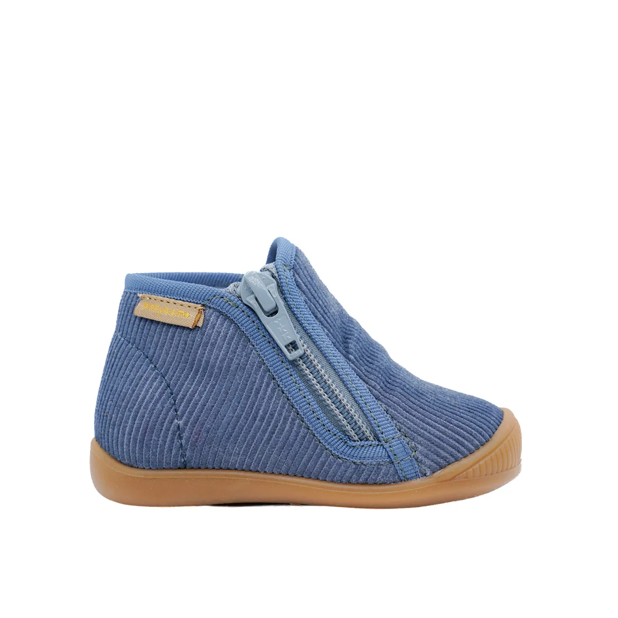Babybotte Philbert Zip chausson bébé garçon laine