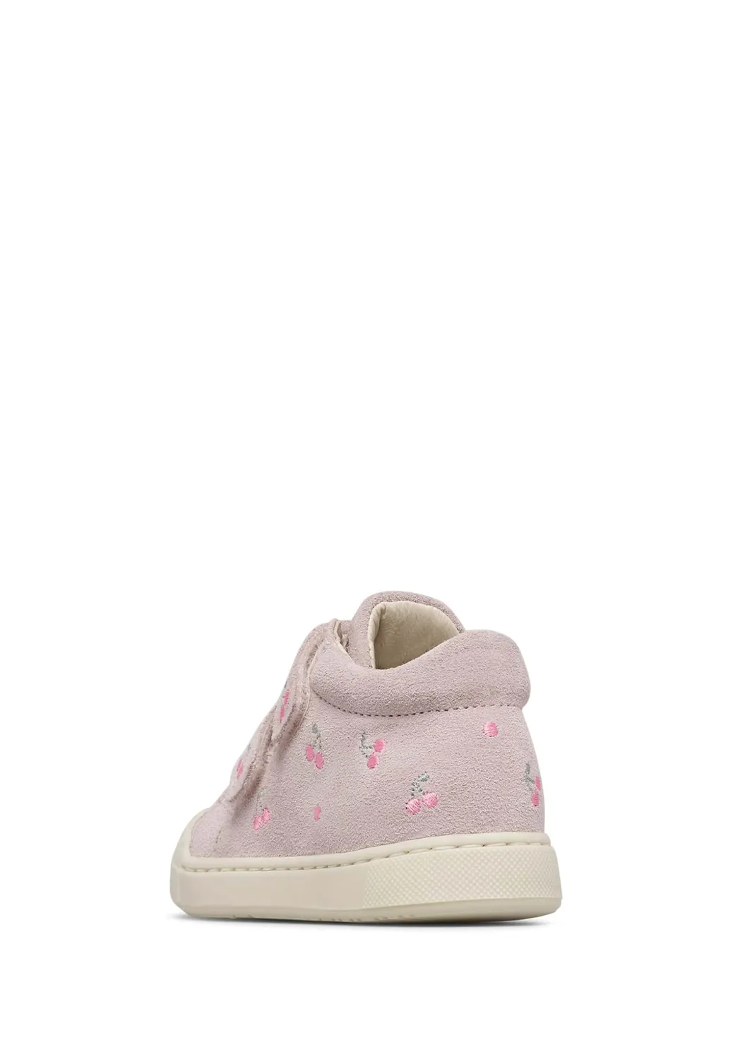 Falcotto baskets daim brodé enfant double scratch